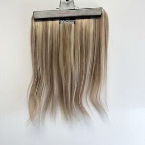 Donna Bella Halo 16" Hair Extensions Light Ash/Blonde #12/600 140g NEW Remy Hair